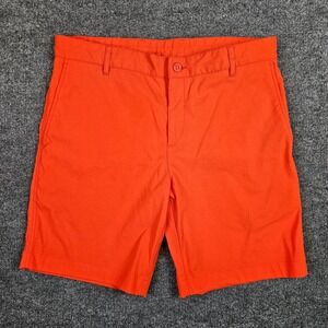 Outlier New Way Shorts Men's 33 Orange Two-Way Stretch Nylon Water Resistant USA